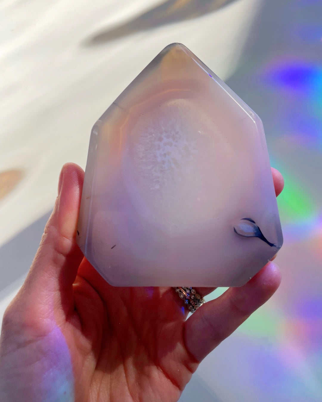 Druzy Agate Tower - Flat - Baltic Mermaid