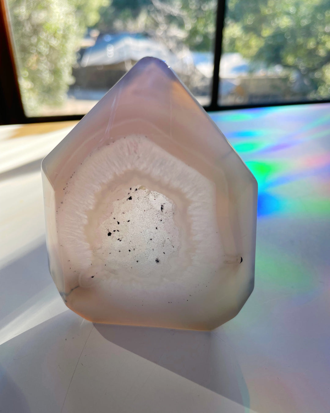 Druzy Agate Tower - Flat - Baltic Mermaid