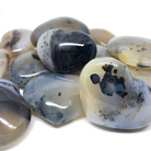 Dendritic Agate Puffed Heart - Baltic Mermaid