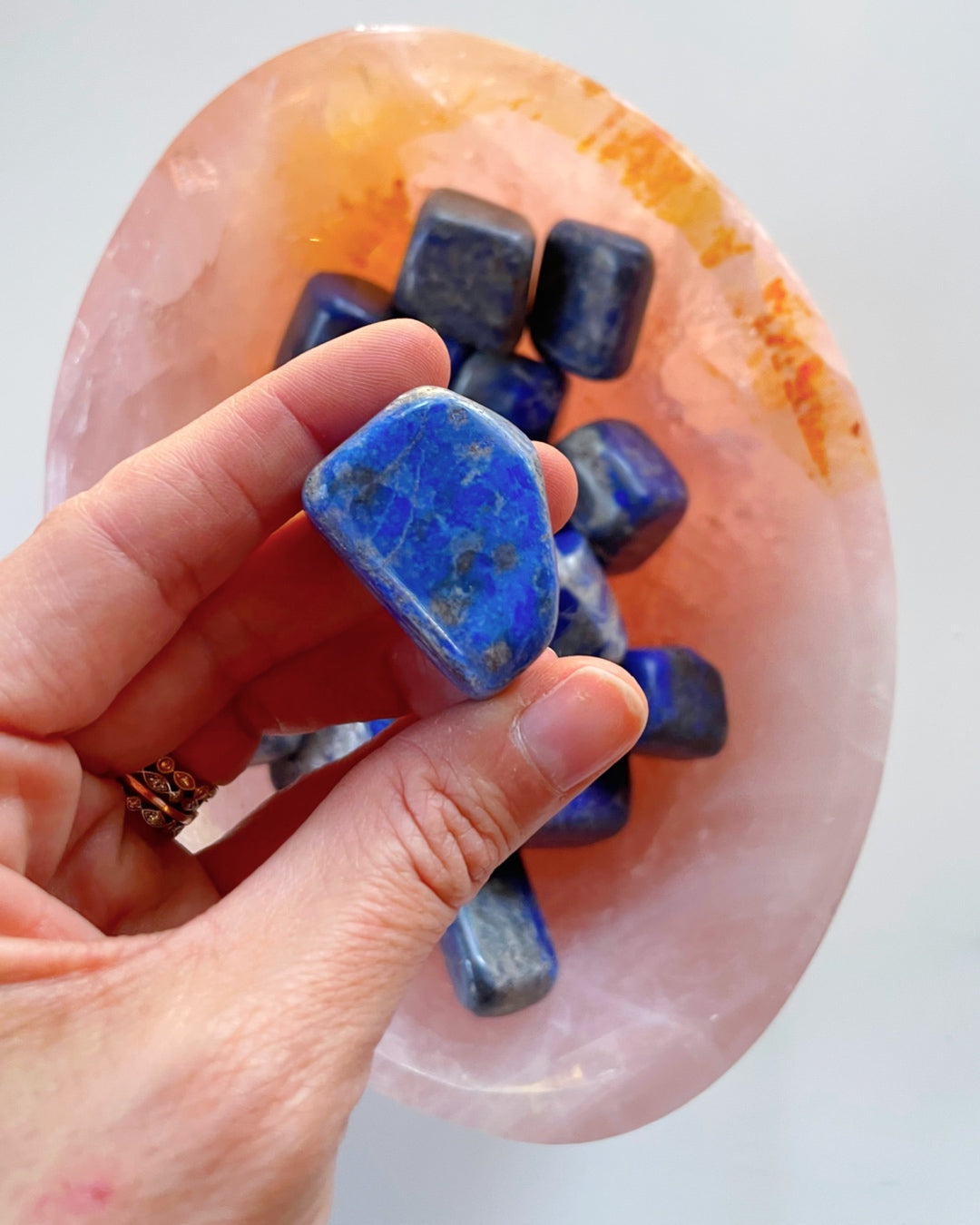 Lapis Lazuli Tumbled Stones - Baltic Mermaid