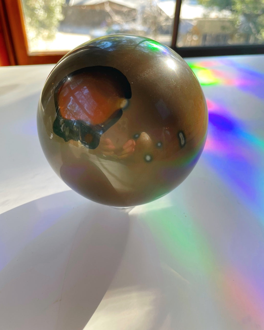 Polychrome Jasper Sphere - Large - Baltic Mermaid