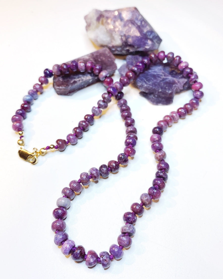 Lepidolite Candy Necklace