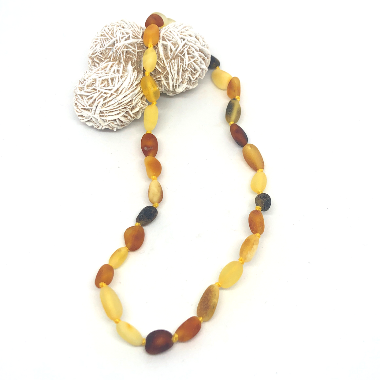 Unpolished Multi Necklace - Baltic Mermaid