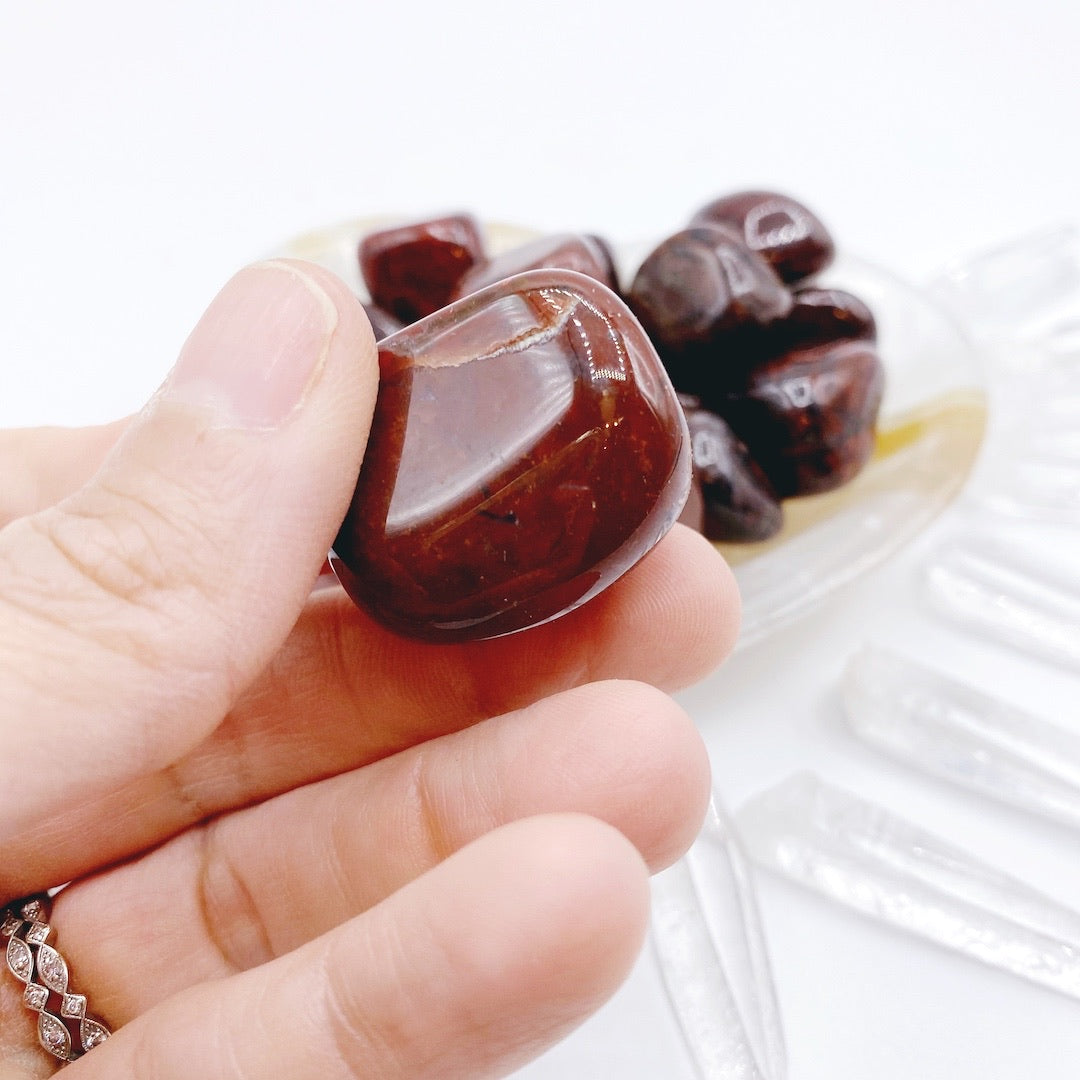 Brecciated Jasper Tumbled Stones - Baltic Mermaid