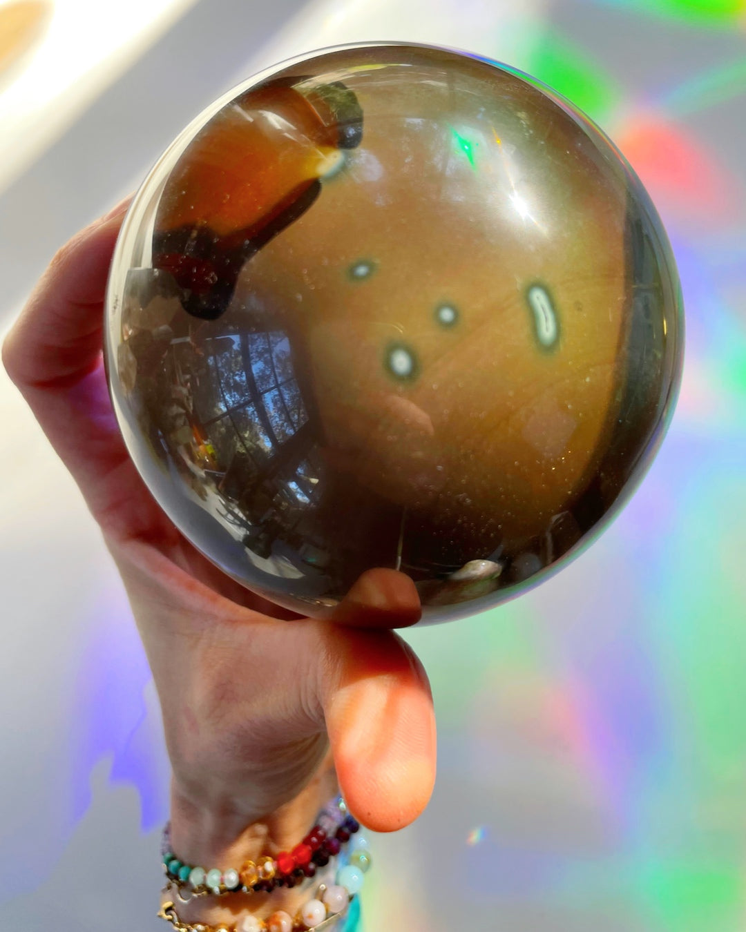 Polychrome Jasper Sphere - Large - Baltic Mermaid