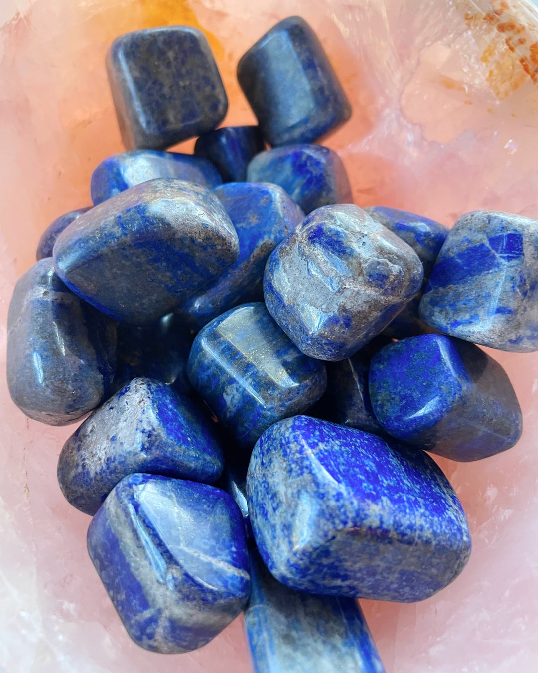 Lapis Lazuli Tumbled Stones - Baltic Mermaid