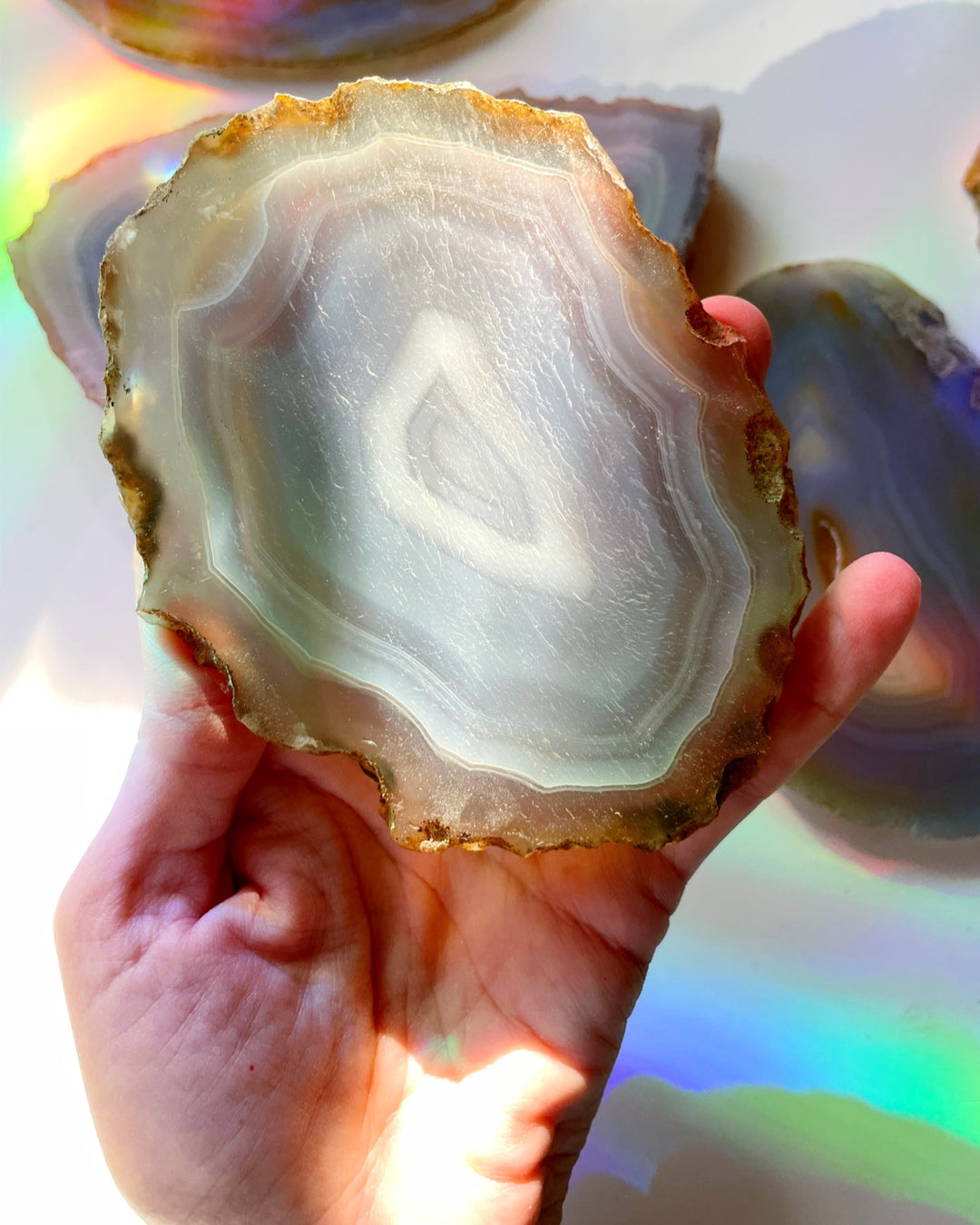 Banded Agate Slab - Baltic Mermaid