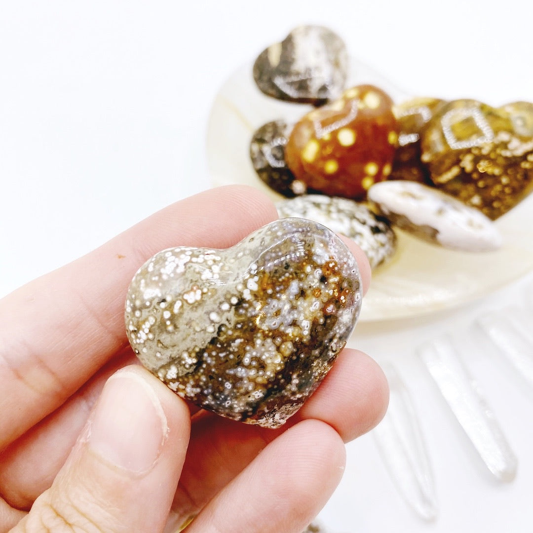 Ocean Jasper Little Hearts - Baltic Mermaid