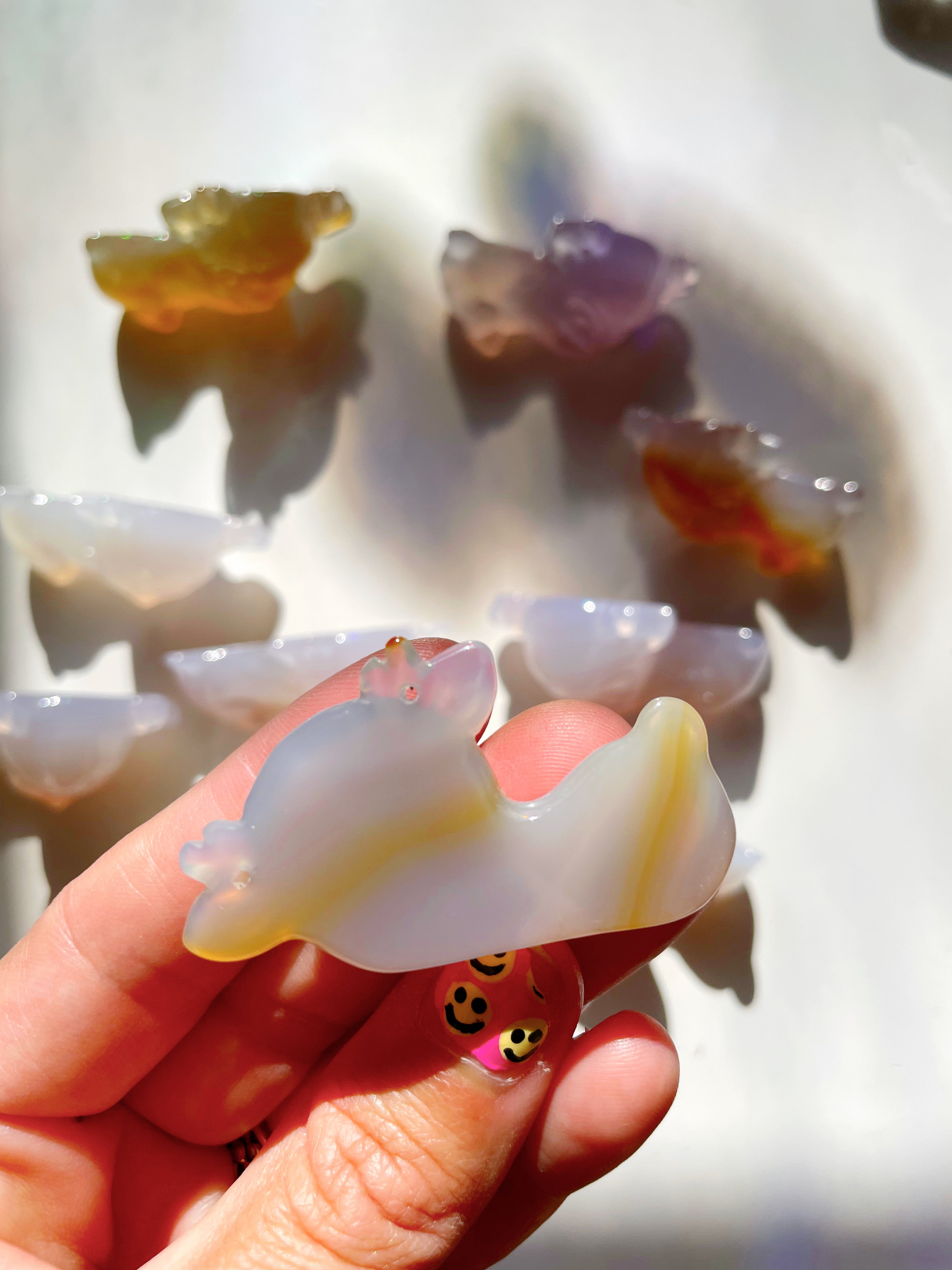 Carved Agate Fawn - Baltic Mermaid