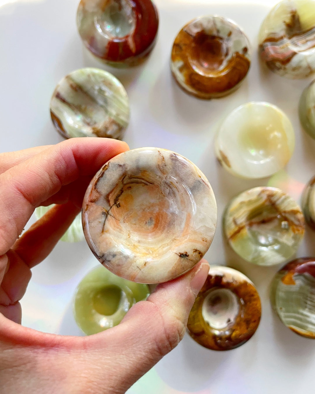 Onyx Sphere Stands - Baltic Mermaid