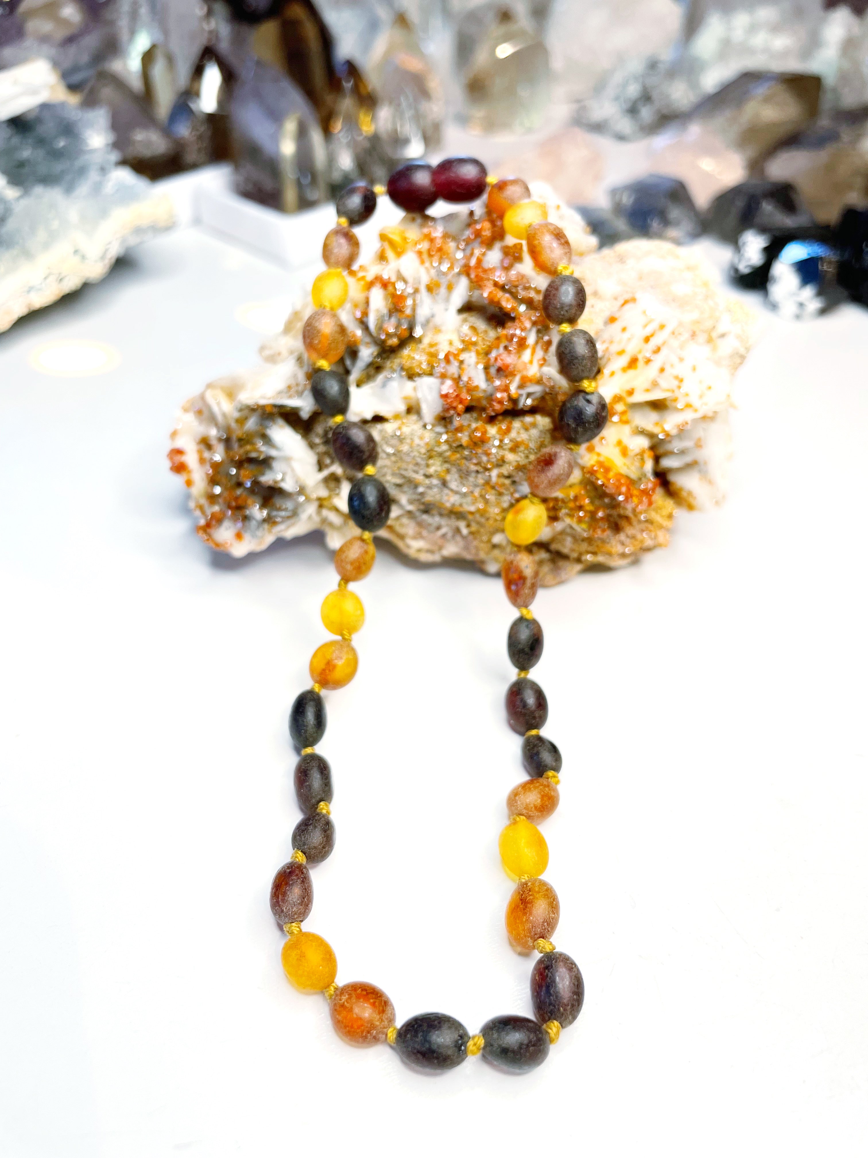 Calico Necklace - Unpolished - Baltic Mermaid