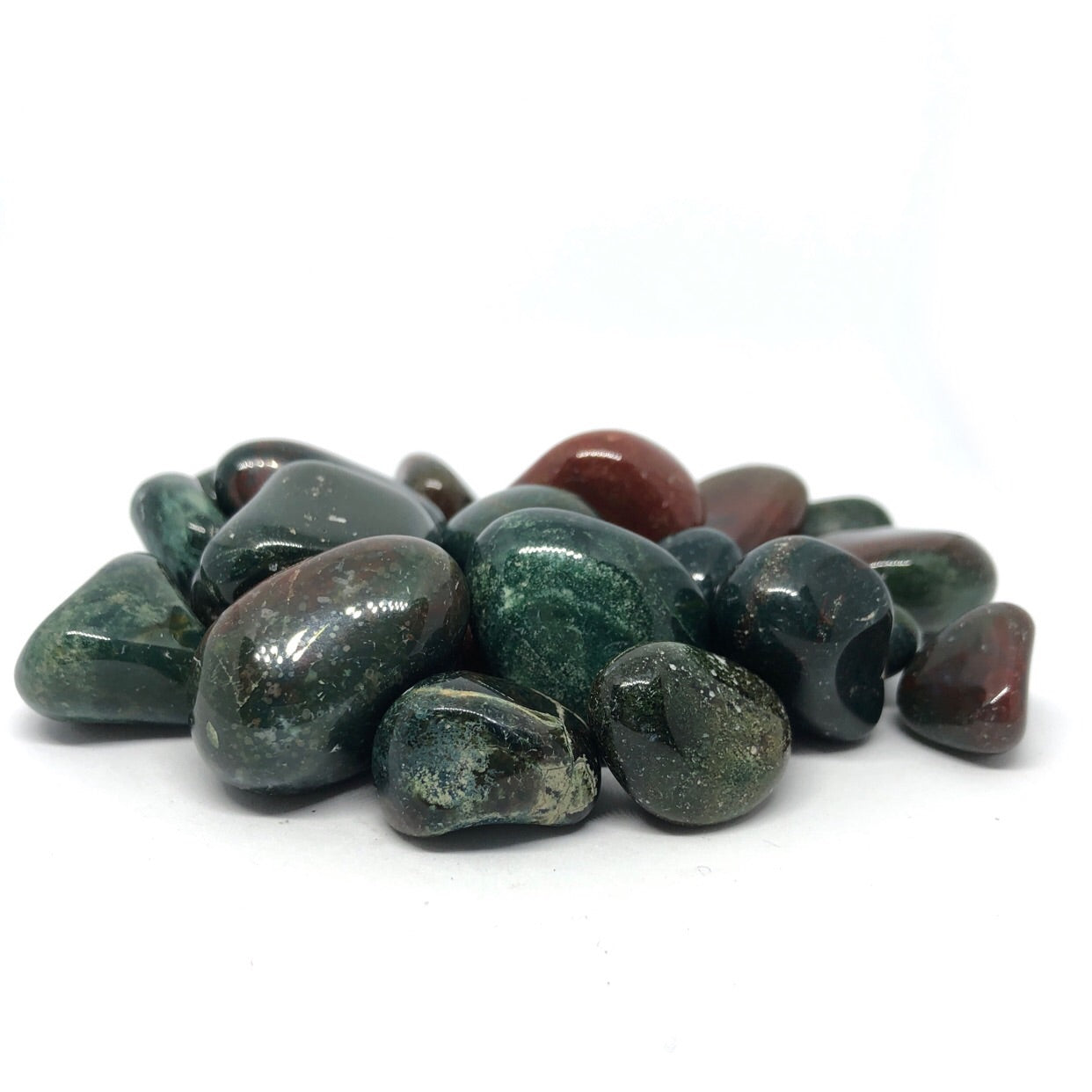 Bloodstone Tumbled Stones - Baltic Mermaid