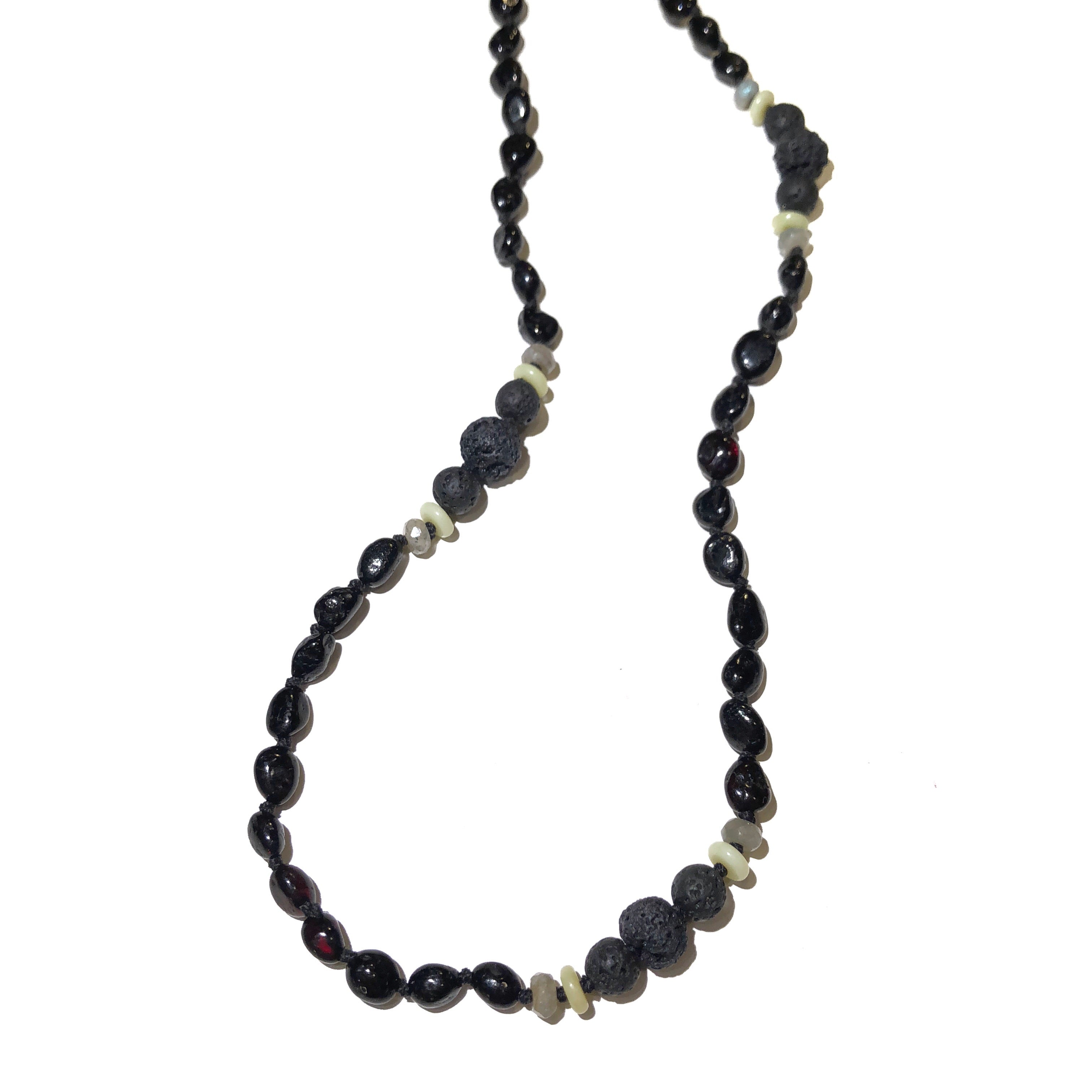 Midnight Diffuser Necklace - Baltic Mermaid