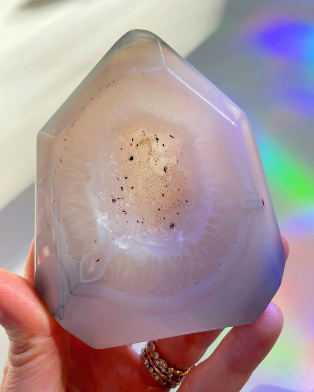 Druzy Agate Tower - Flat - Baltic Mermaid