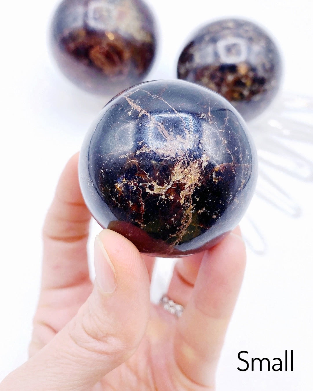 Garnet Spheres - Baltic Mermaid