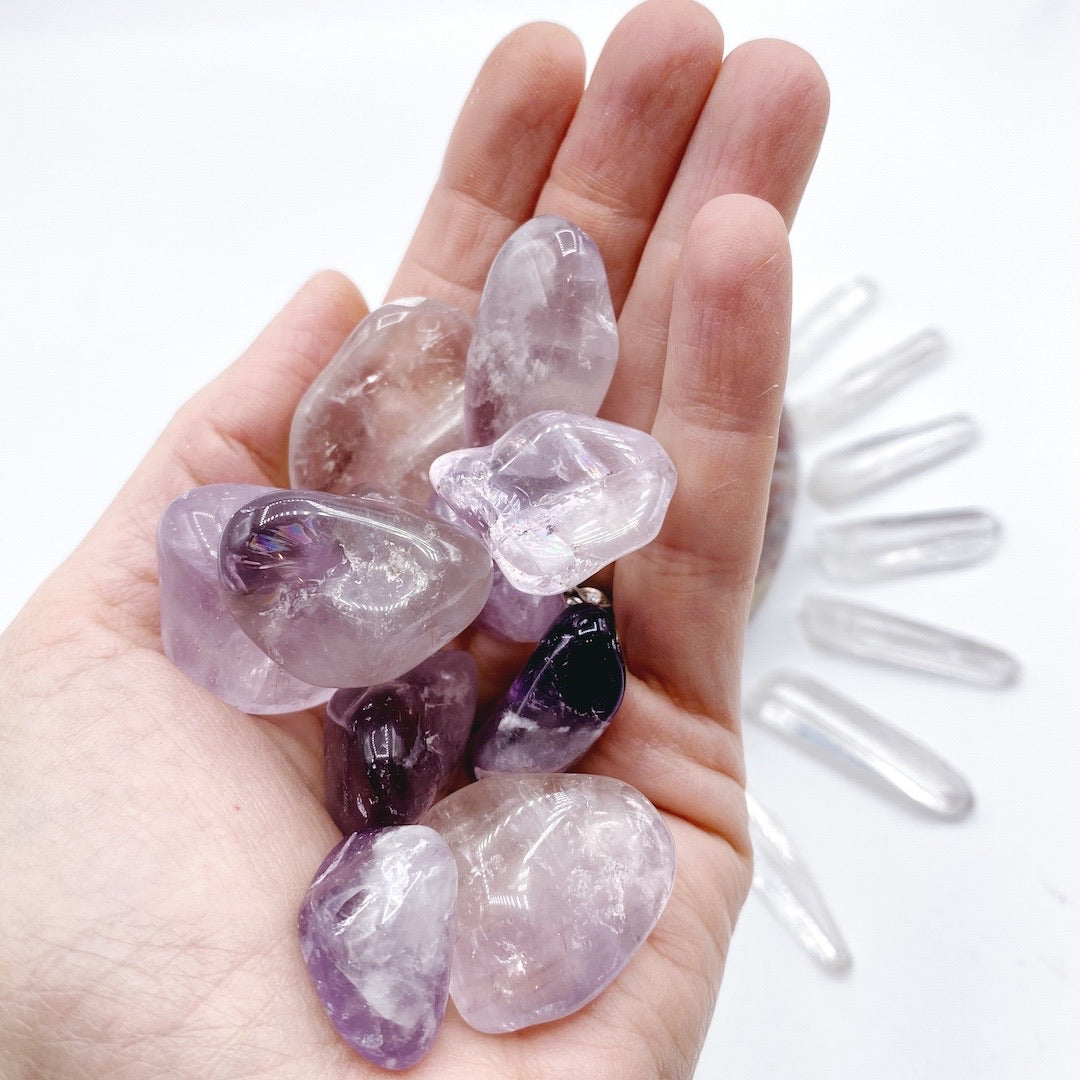 Amethyst Tumbled Stones - Baltic Mermaid