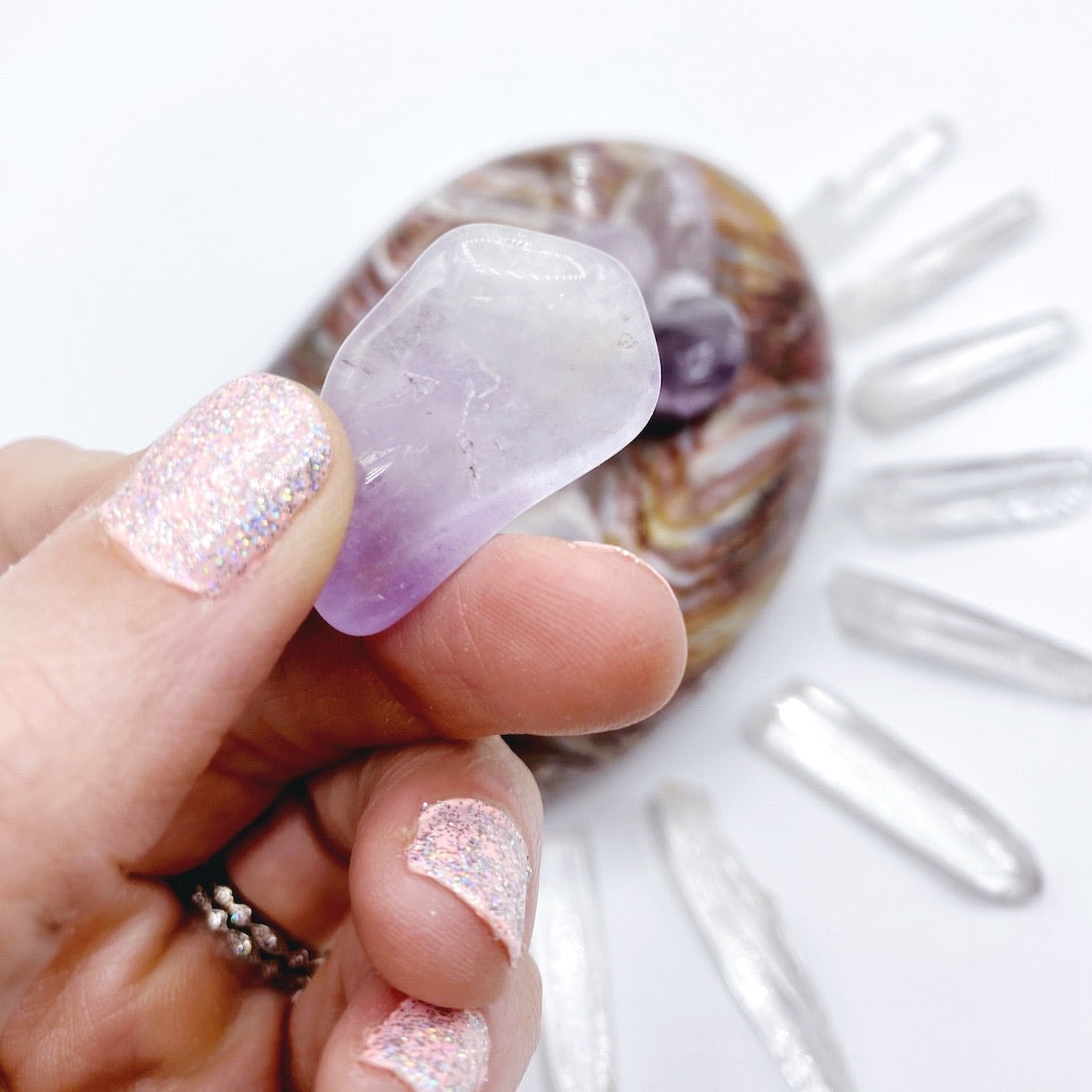 Amethyst Tumbled Stones - Baltic Mermaid