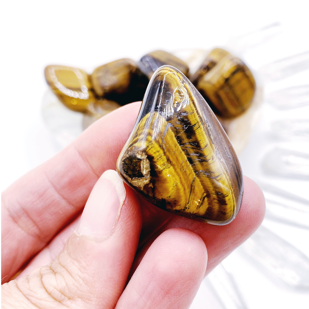 Tiger Eye Tumbled Stones - Baltic Mermaid