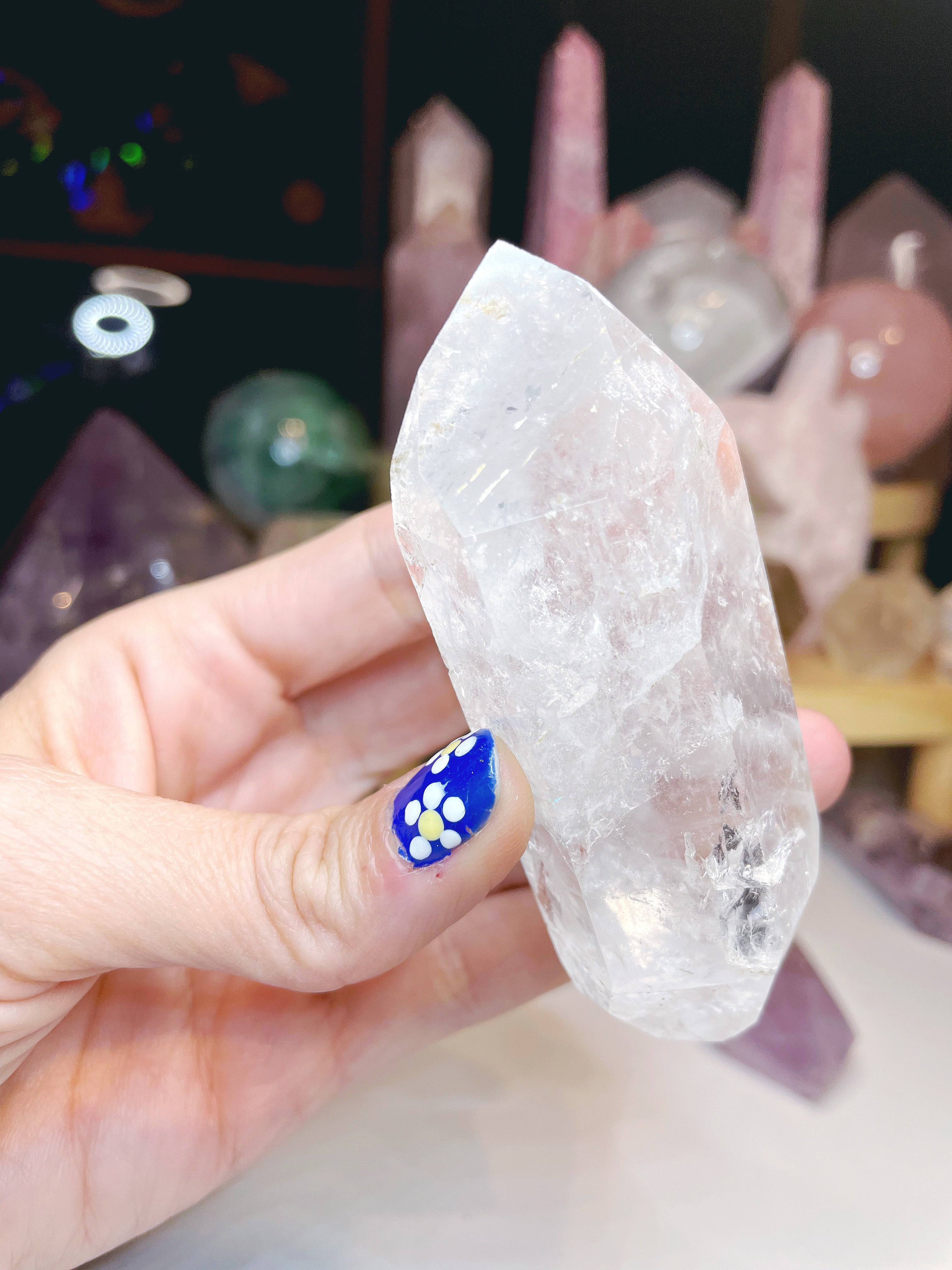 Double Terminated Clear Quartz Point - Baltic Mermaid