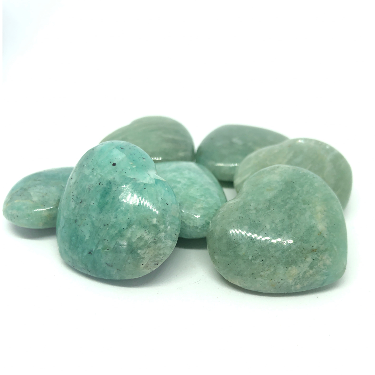 Little Puffed Heart Crystals - Baltic Mermaid