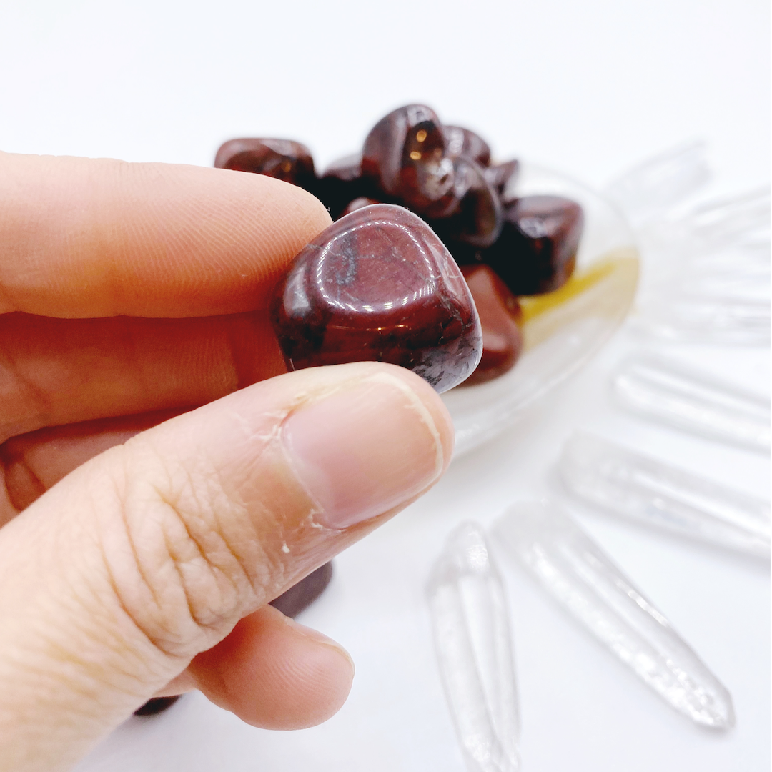 Brecciated Jasper Tumbled Stones - Baltic Mermaid