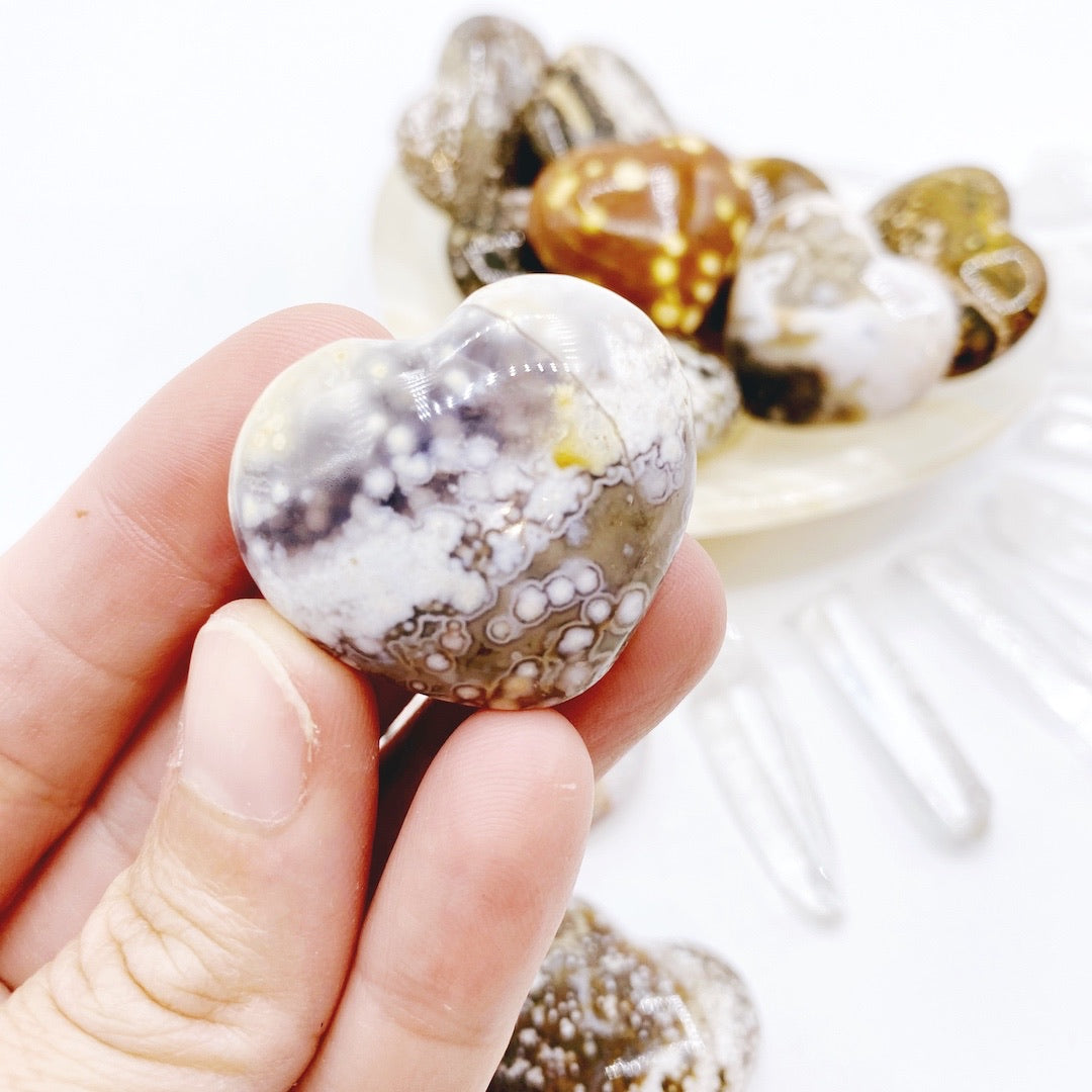 Ocean Jasper Little Hearts - Baltic Mermaid