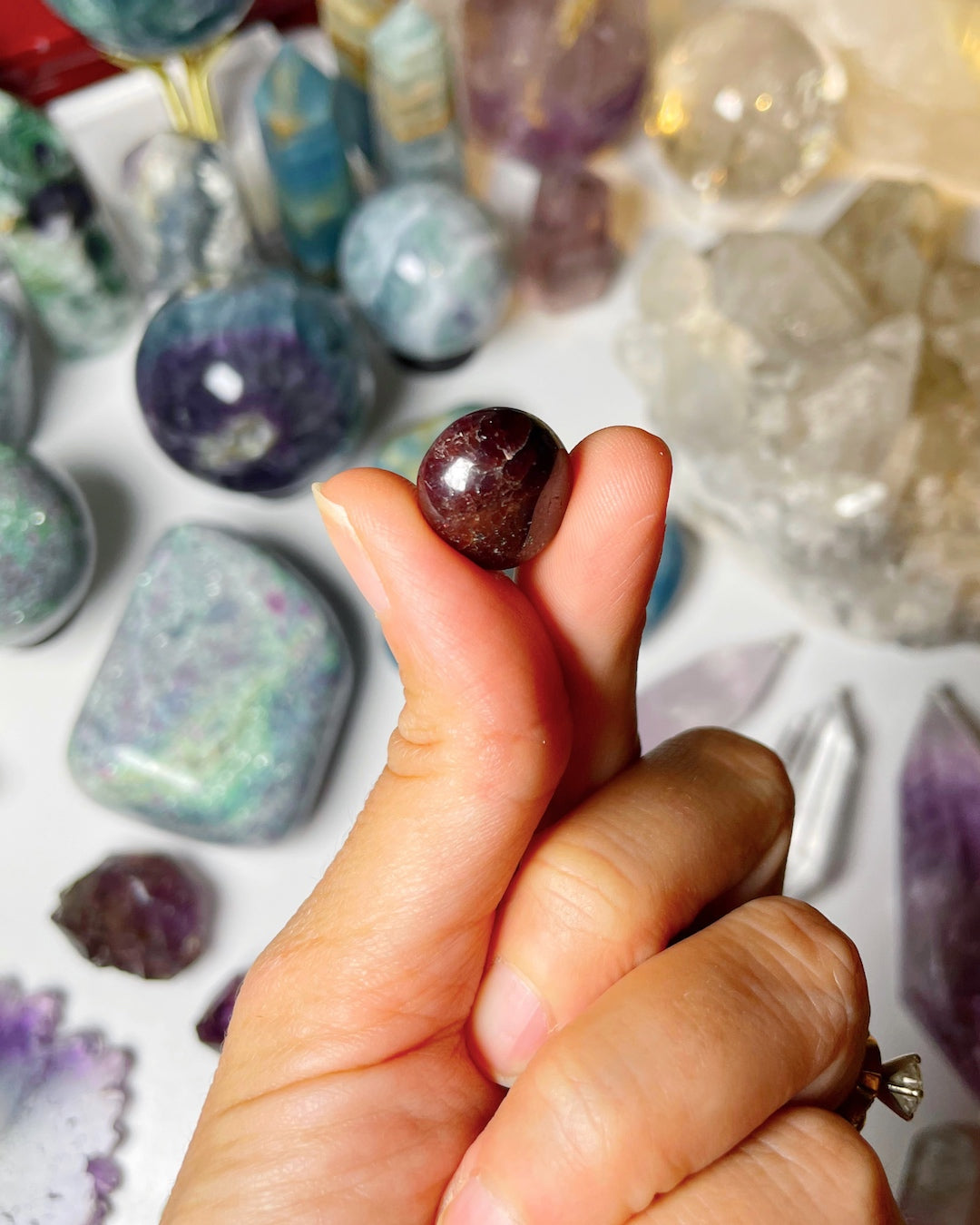 Garnet Tumbled Stones - Baltic Mermaid