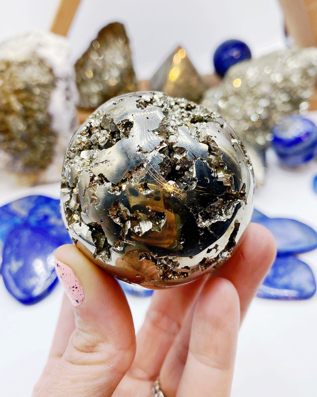 Pyrite Sphere - Baltic Mermaid