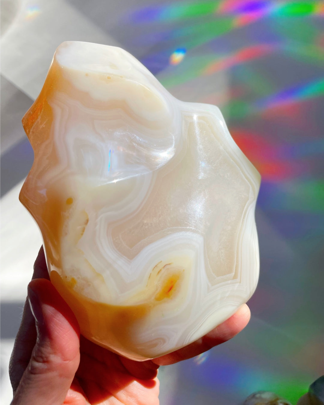 Flower Agate Flame - Baltic Mermaid