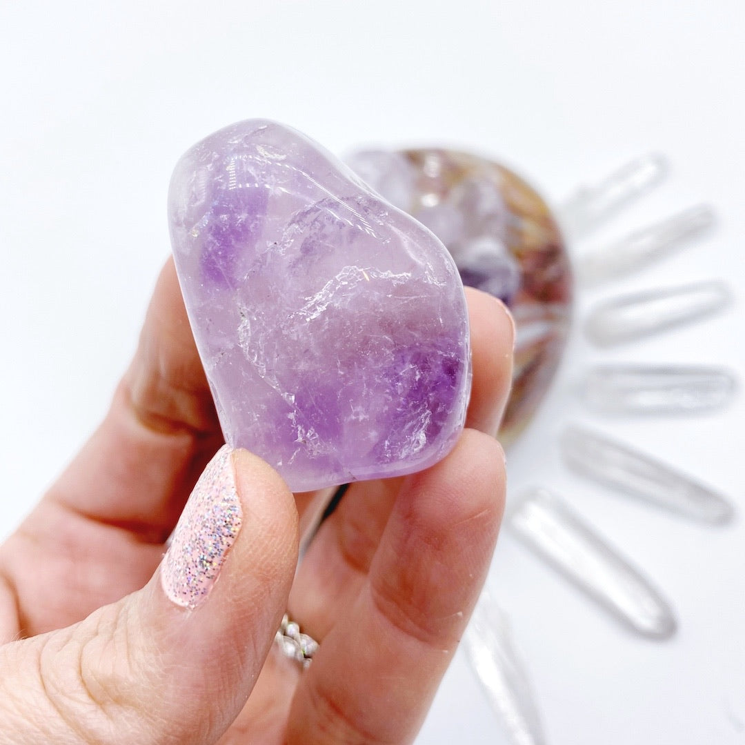 Amethyst Tumbled Stones - Baltic Mermaid