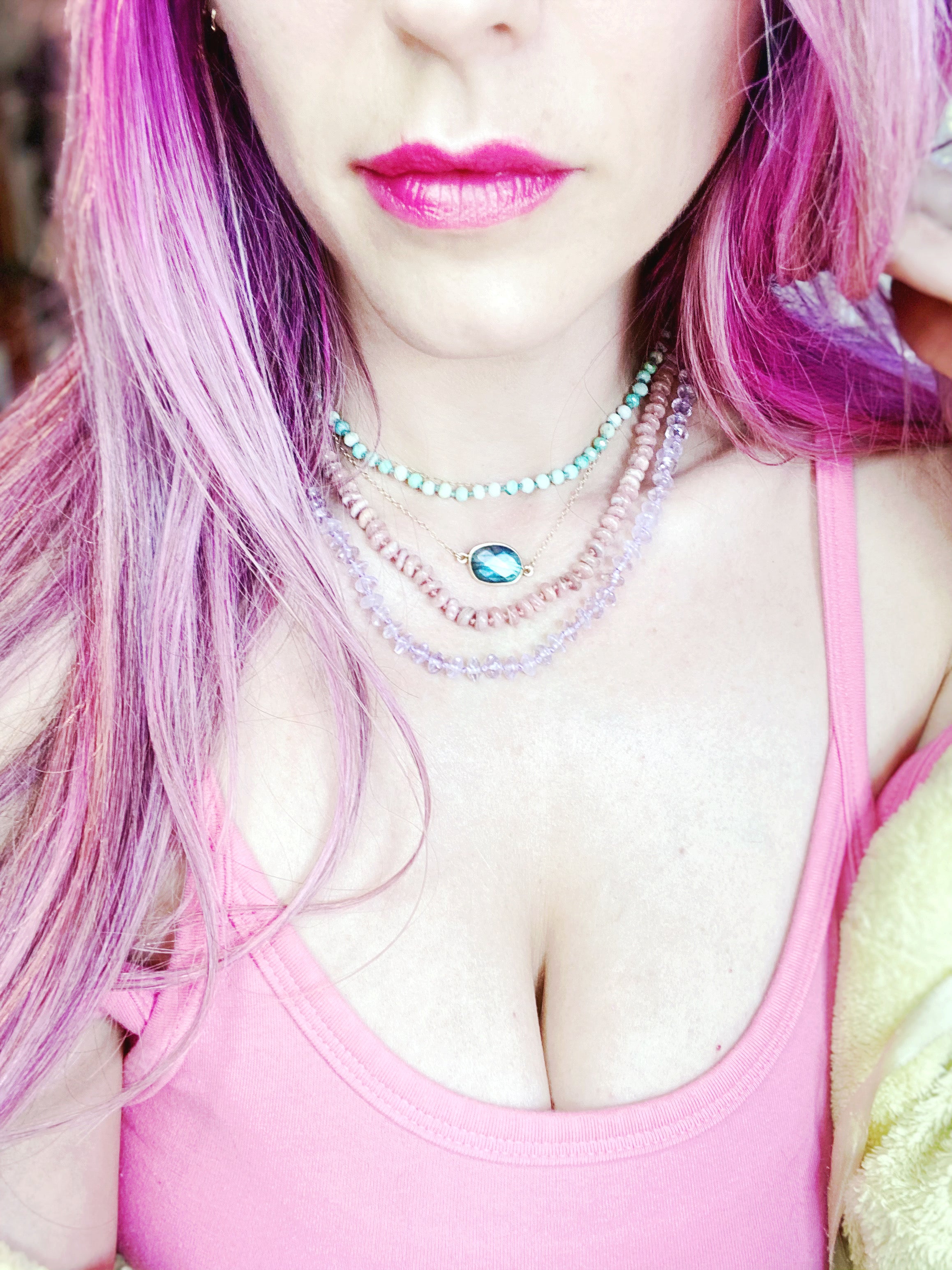 Chrysoprase Candy Necklace - Baltic Mermaid