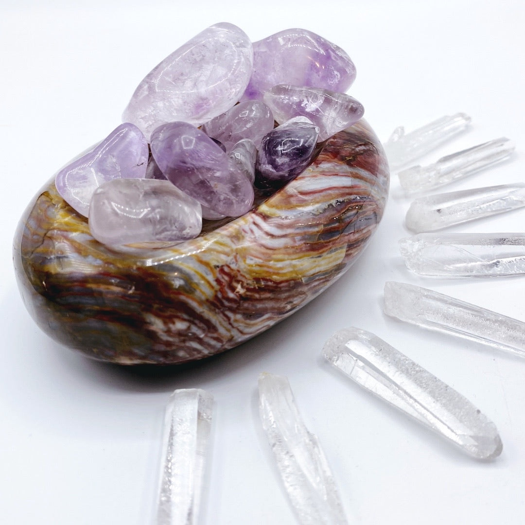 Amethyst Tumbled Stones - Baltic Mermaid