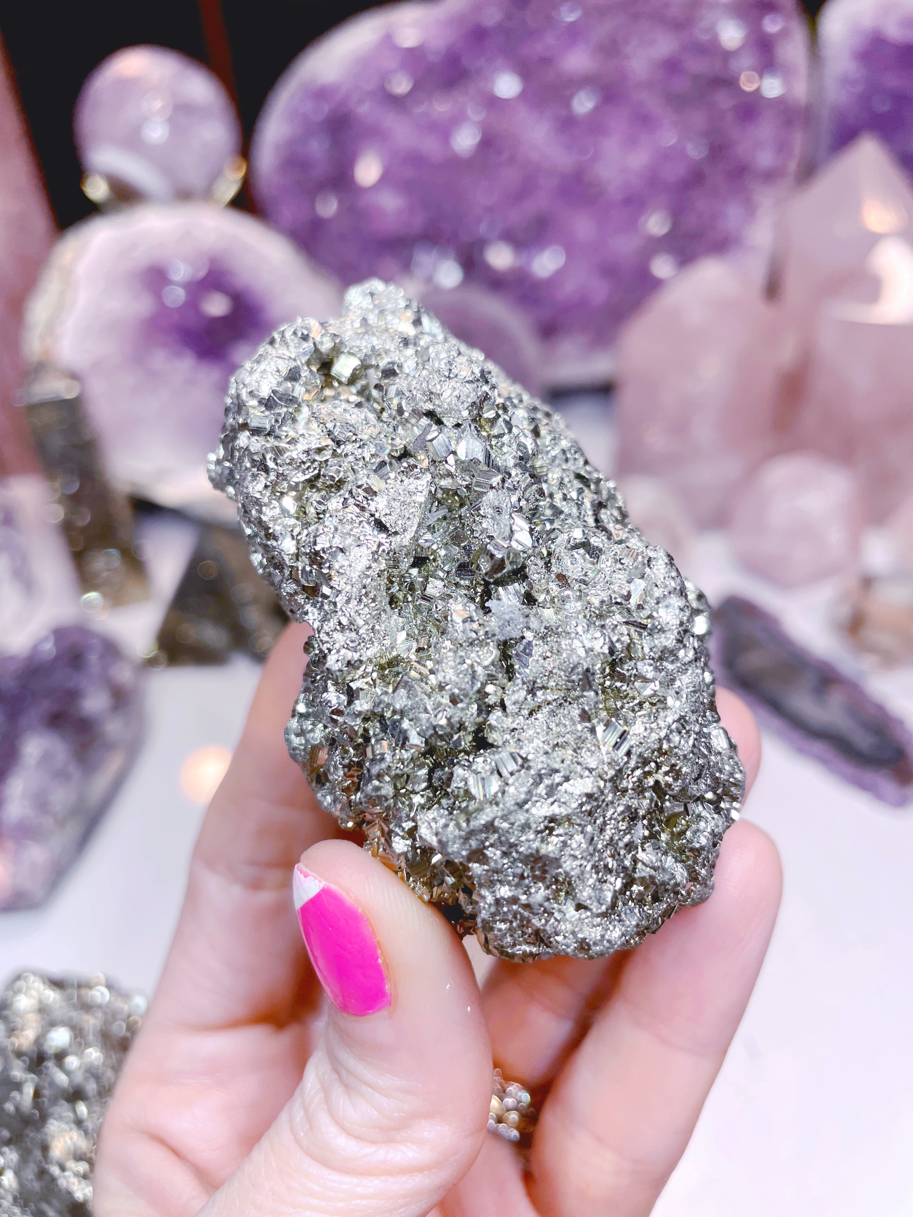 Pyrite Cluster - Baltic Mermaid