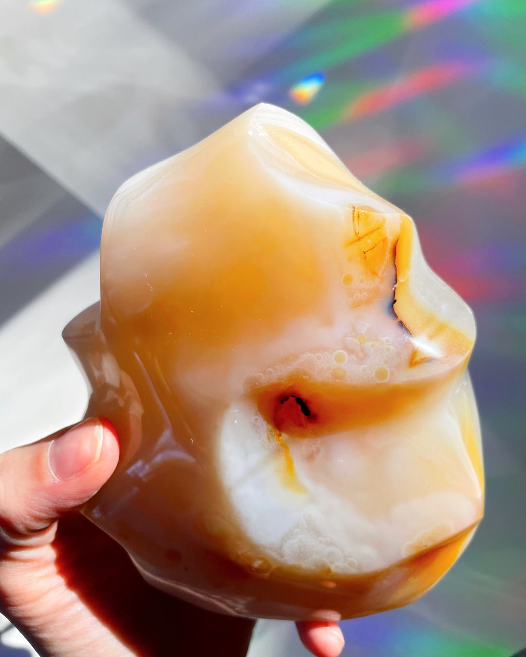 Flower Agate Flame - Baltic Mermaid