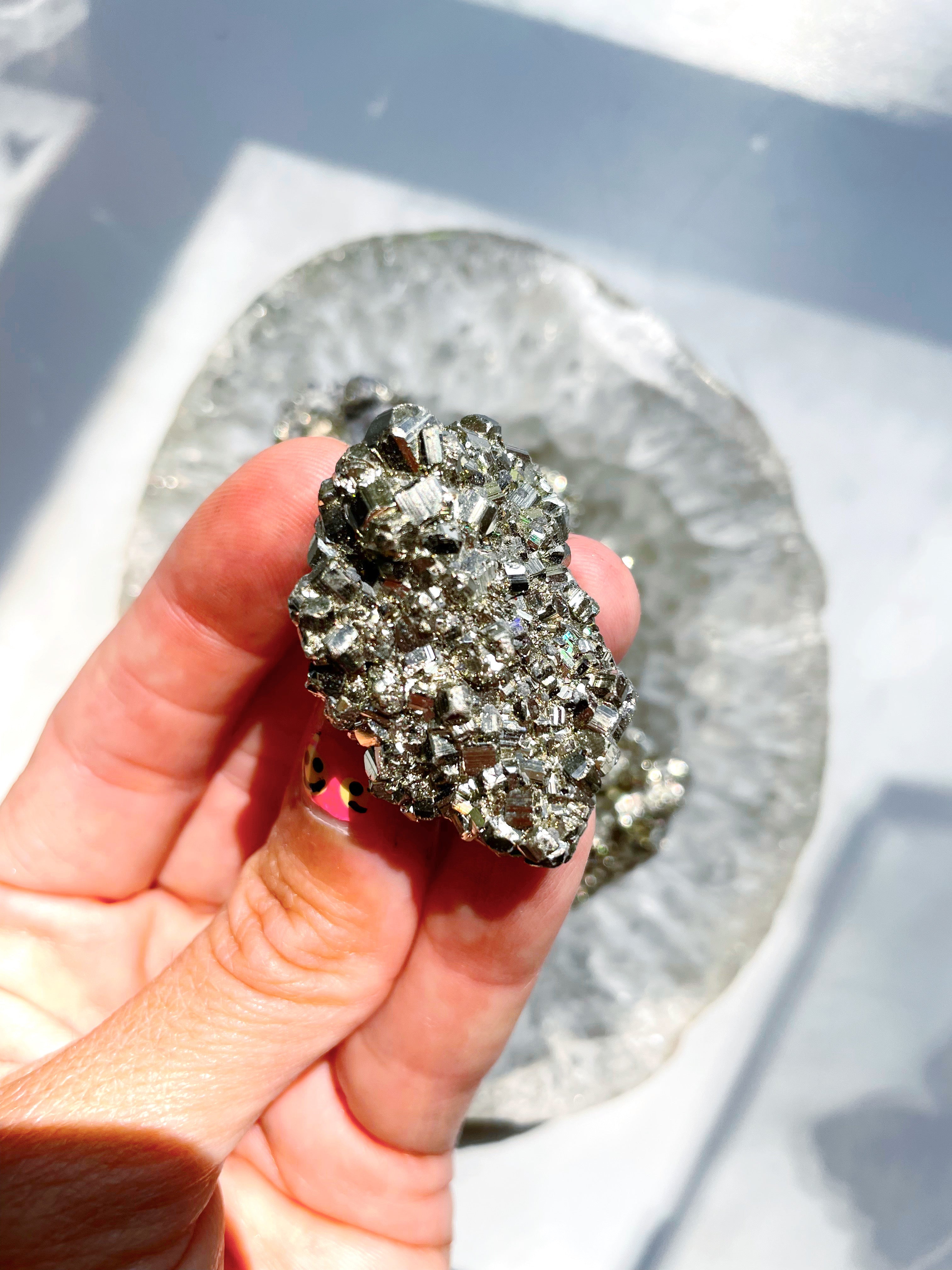 Mini Pyrite Clusters - Baltic Mermaid