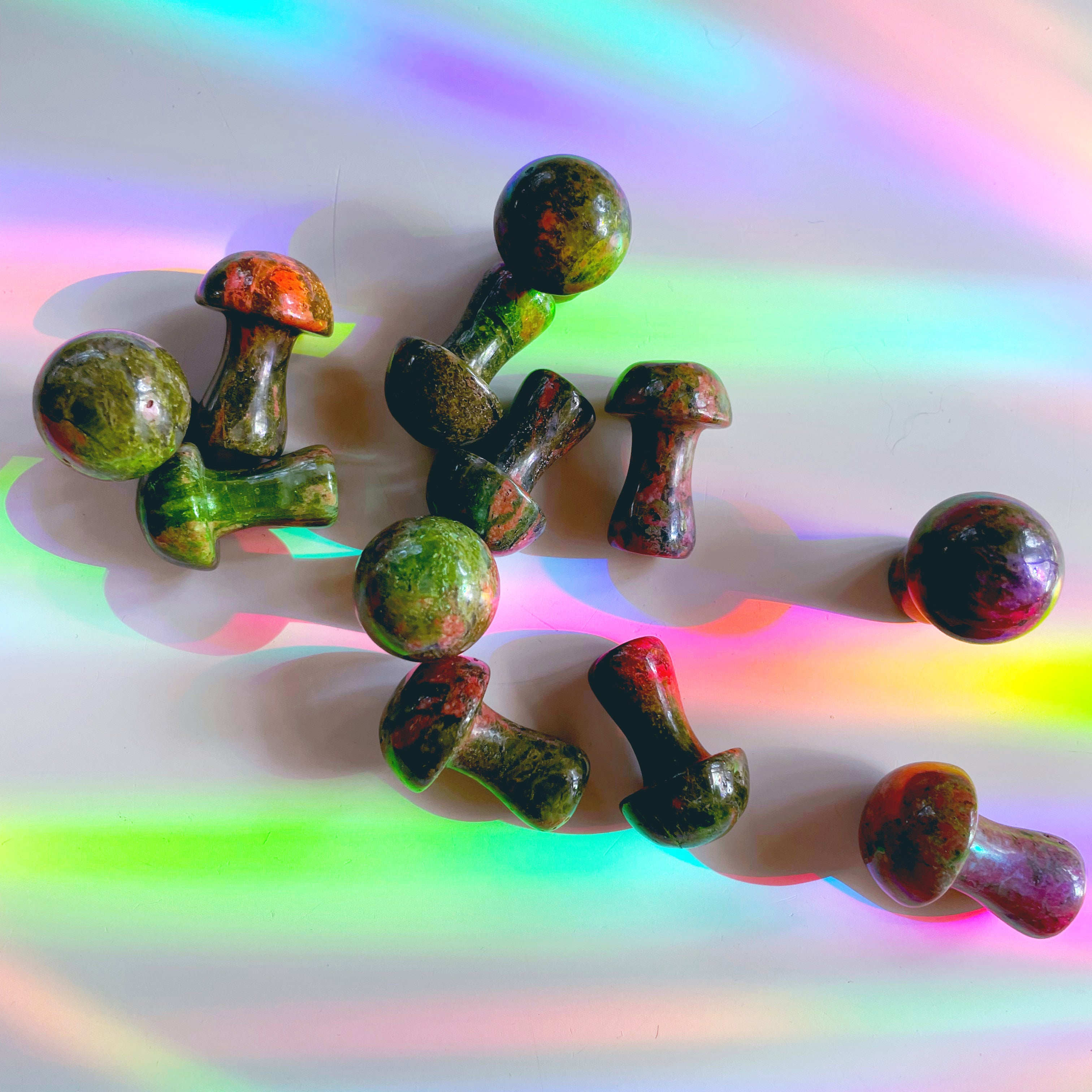 Unakite Mushrooms - Baltic Mermaid
