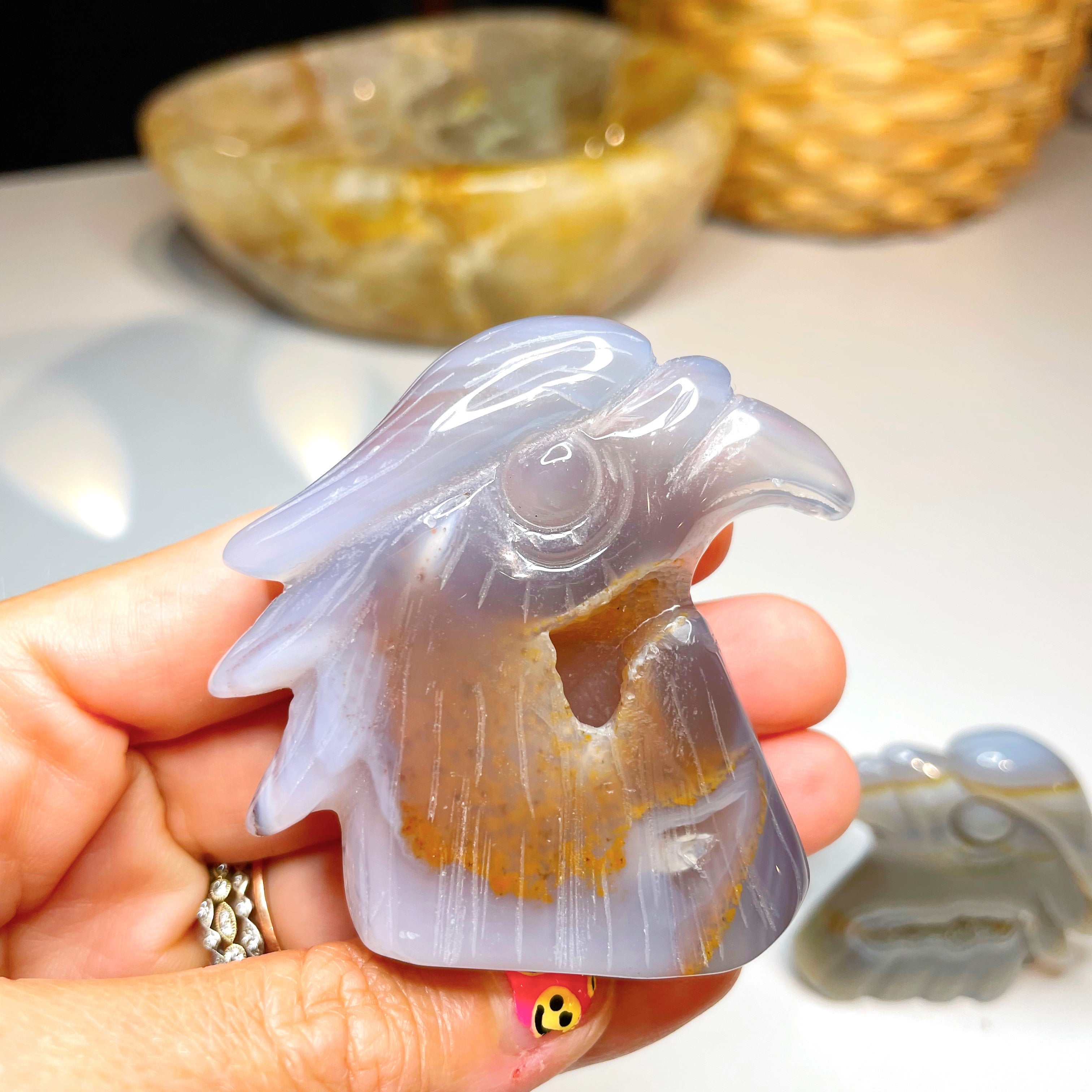 Druzy Agate Bird - Baltic Mermaid