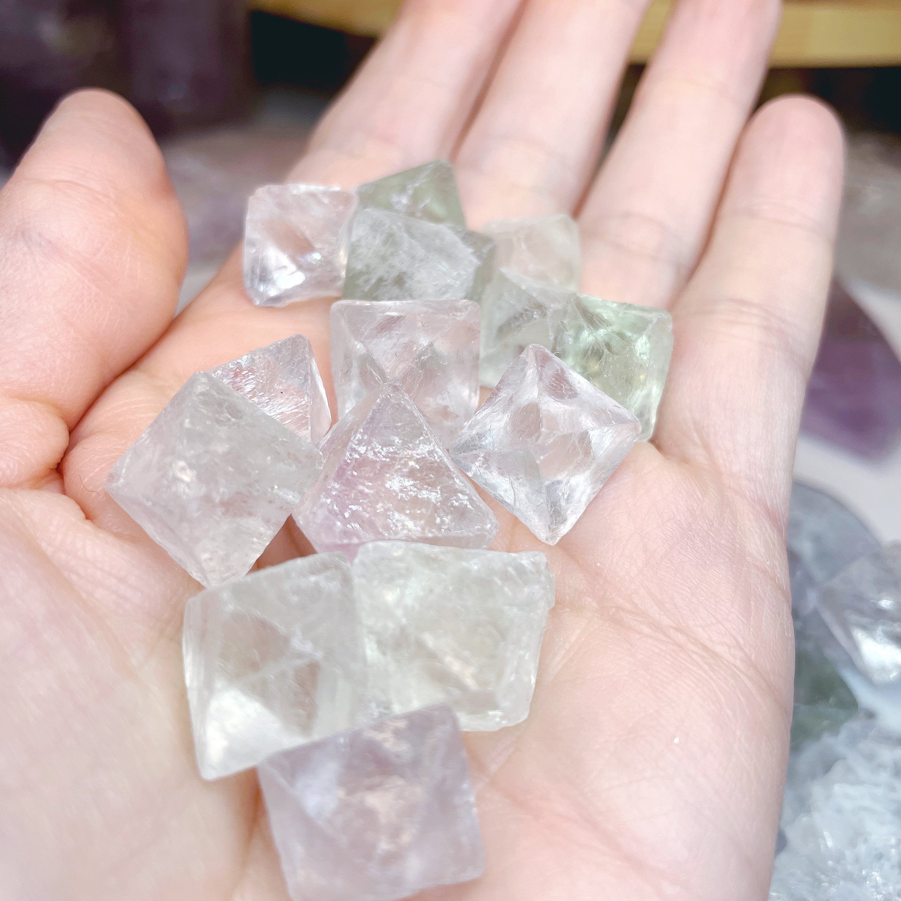 Lil Fluorite Octahedron - Baltic Mermaid