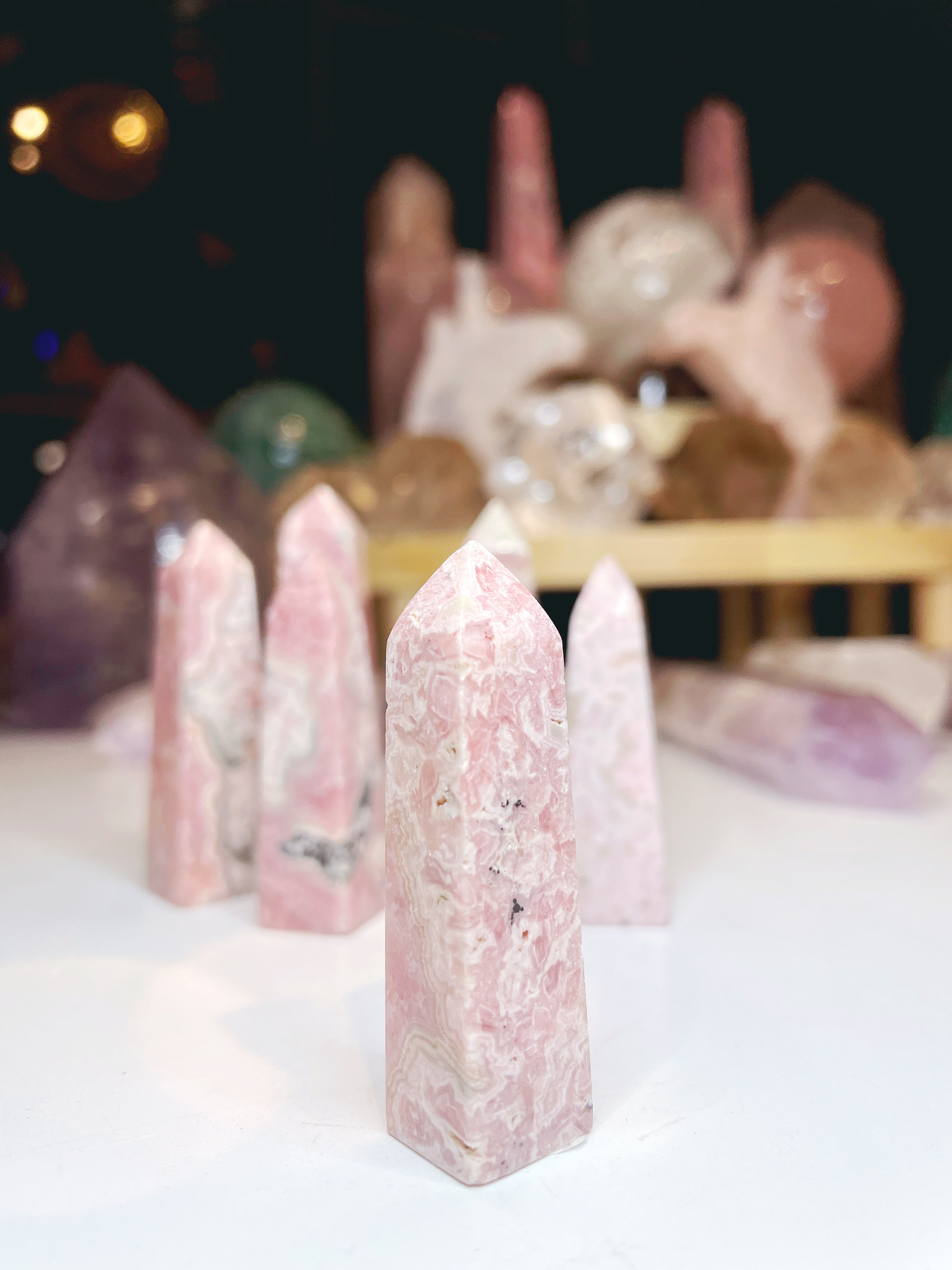 Rhodochrosite Obelisk - Baltic Mermaid