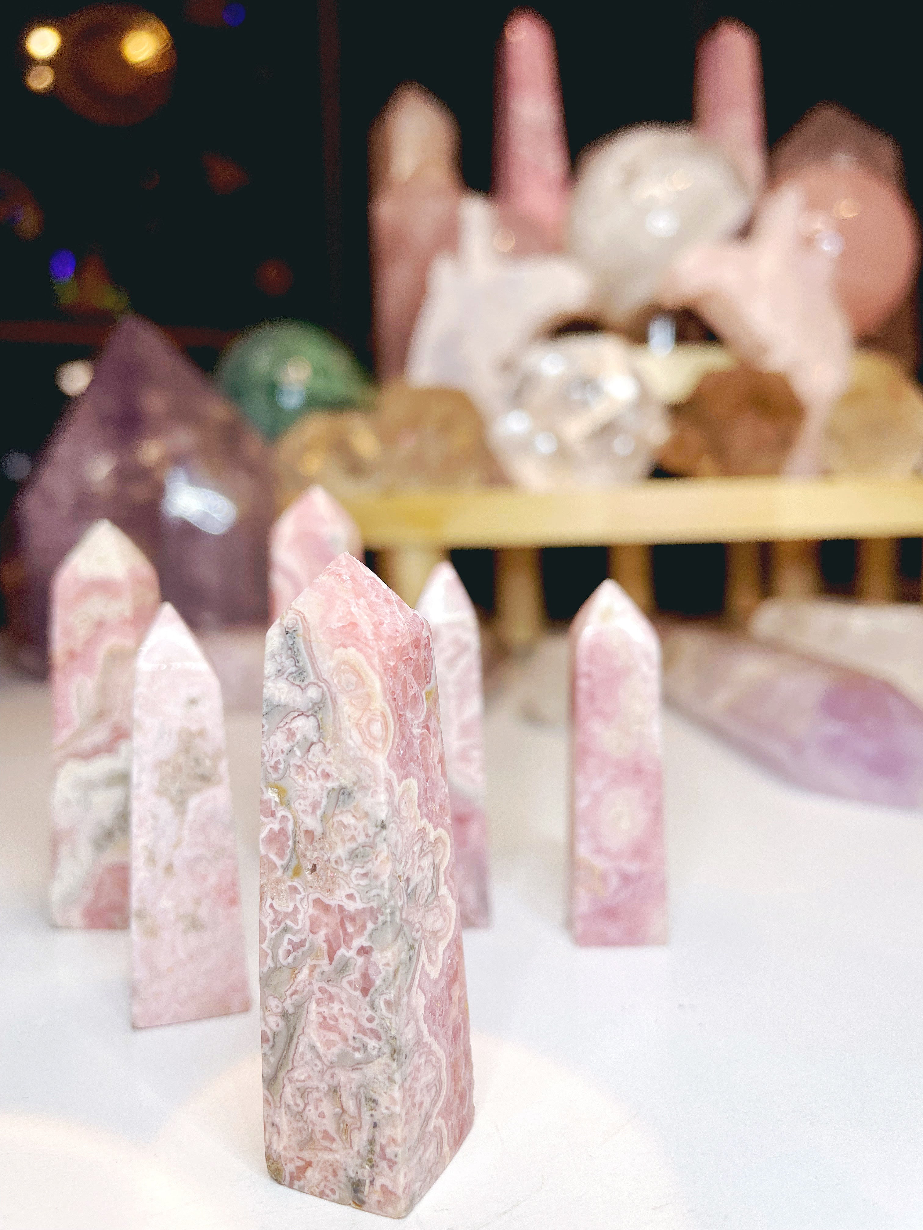 Rhodochrosite Obelisk - Baltic Mermaid