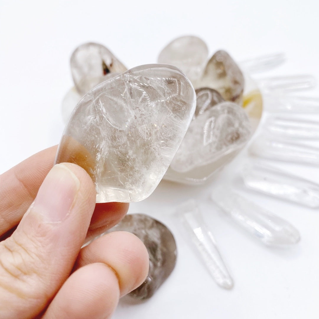 Smoky Quartz Tumbled Stones - Baltic Mermaid