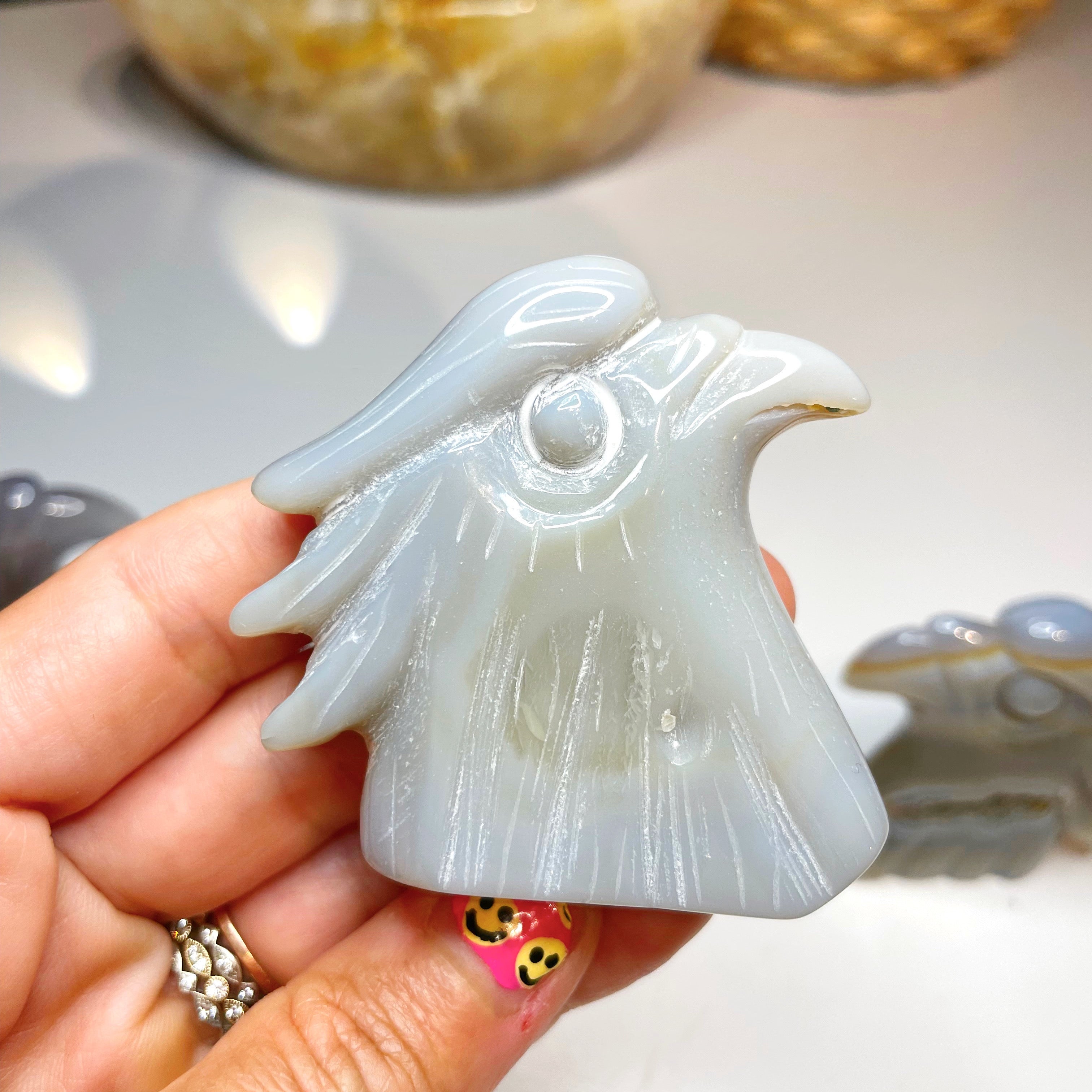 Druzy Agate Bird - Baltic Mermaid