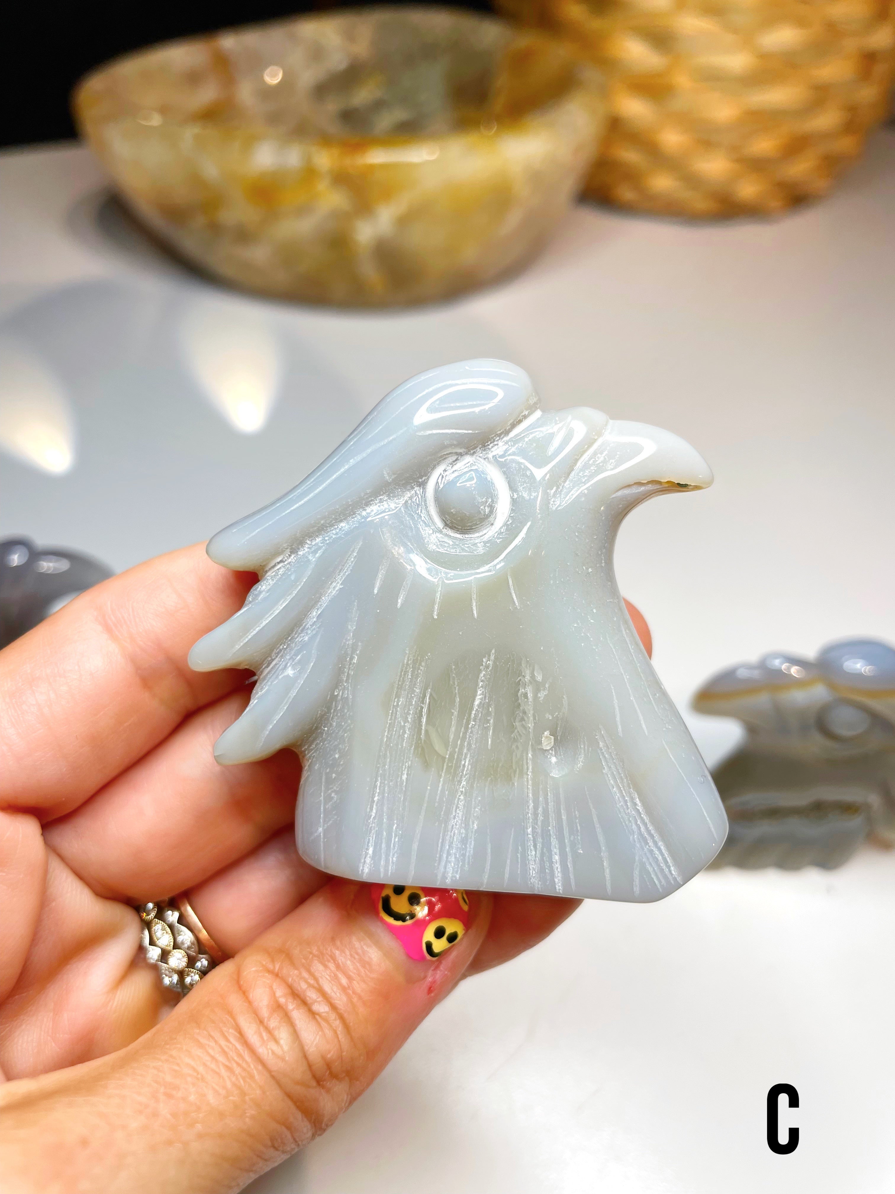 Druzy Agate Bird - Baltic Mermaid