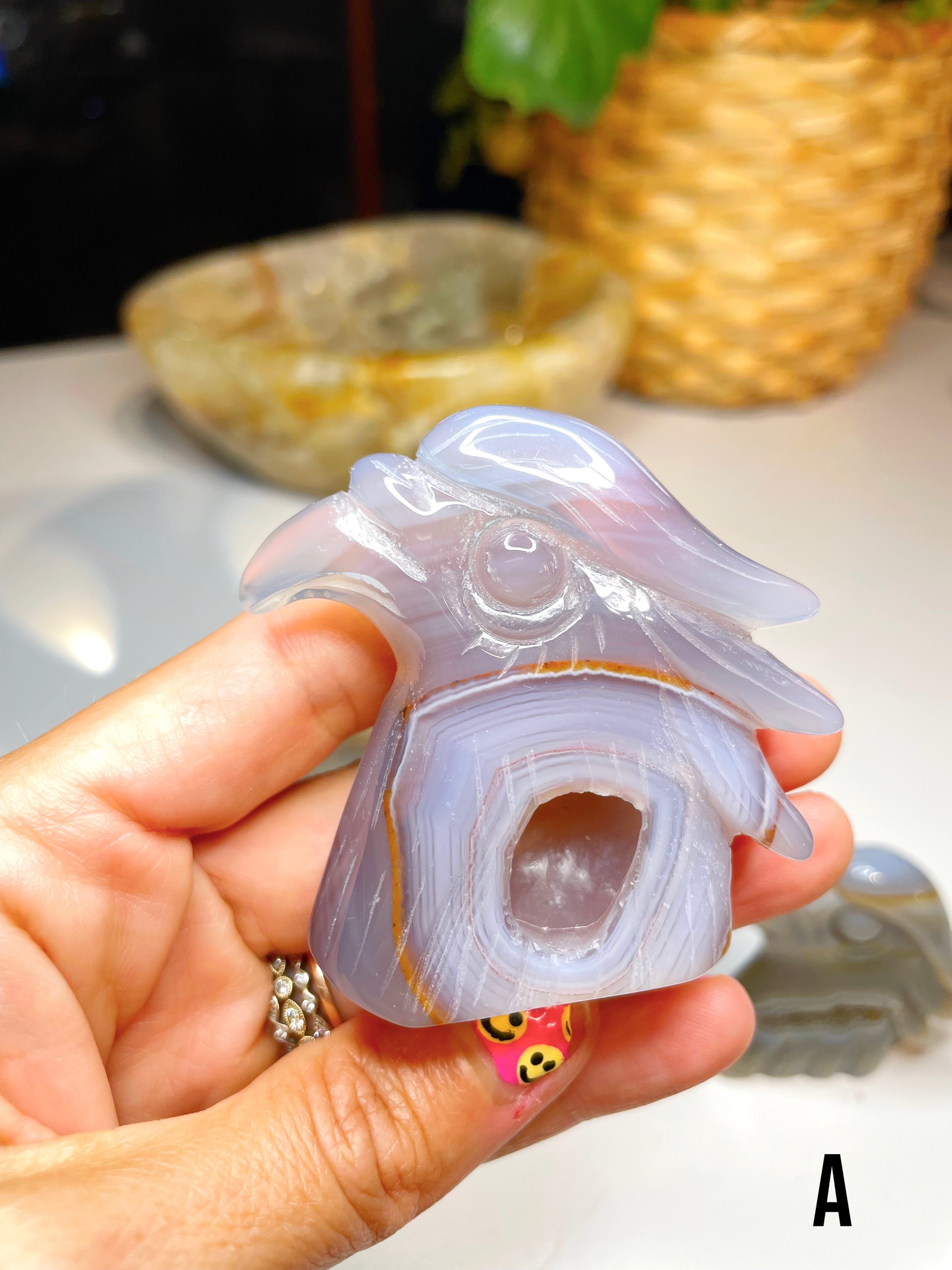 Druzy Agate Bird - Baltic Mermaid