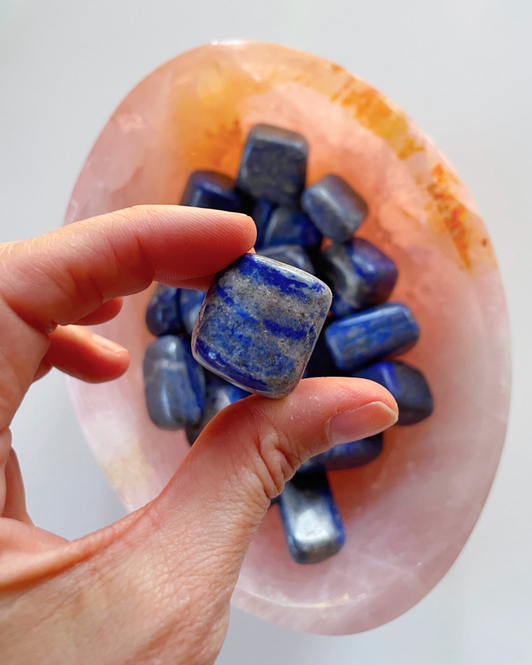 Lapis Lazuli Tumbled Stones - Baltic Mermaid