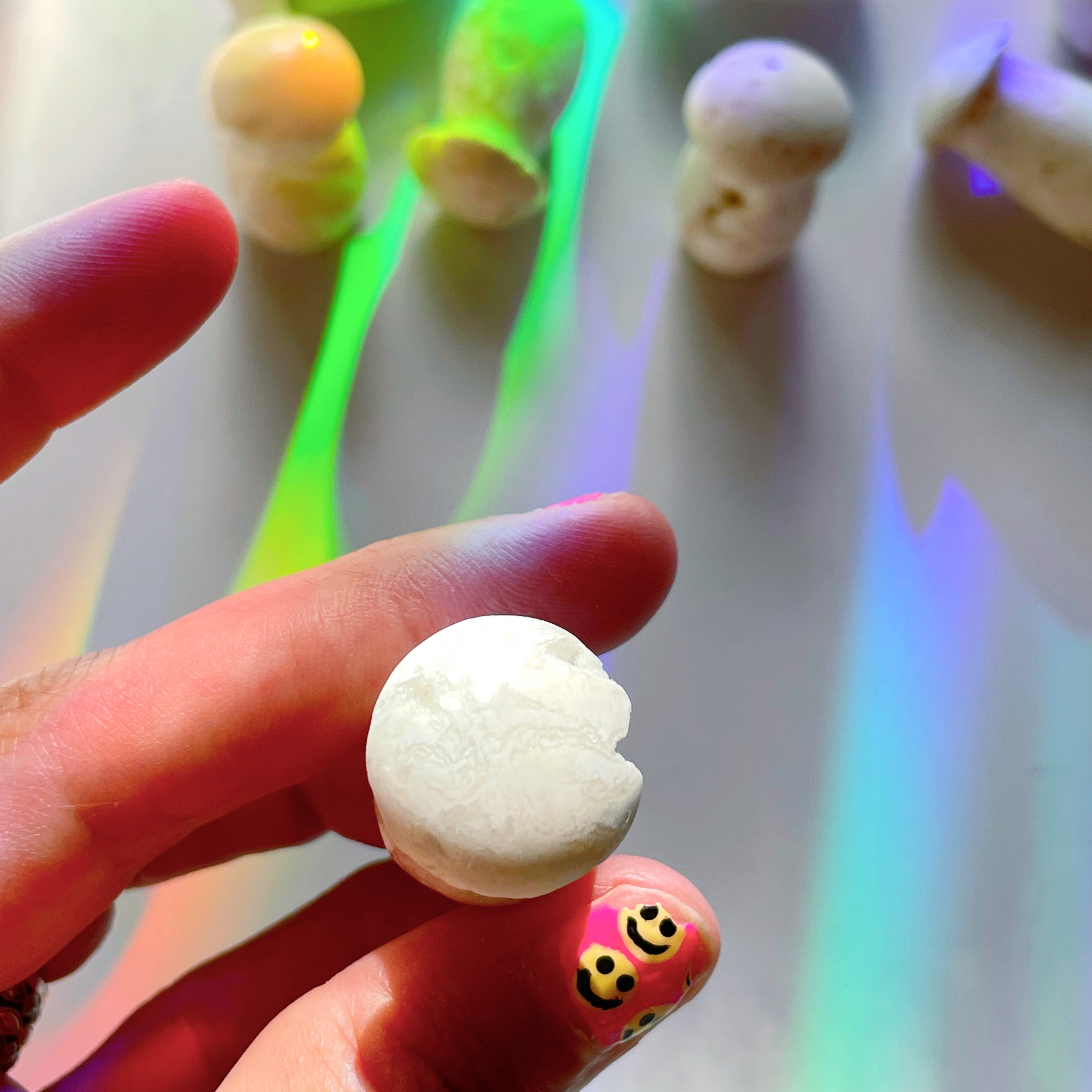 Snow Agate Mushroom - Baltic Mermaid