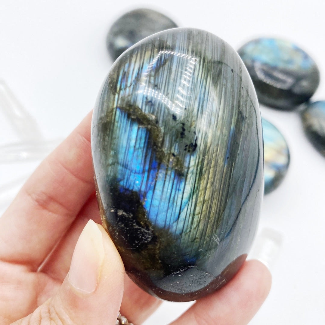 Labradorite Palm Stones - Baltic Mermaid