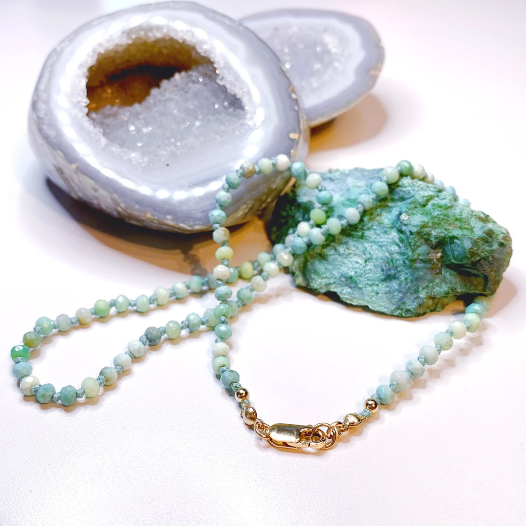 Chrysoprase Candy Necklace - Baltic Mermaid