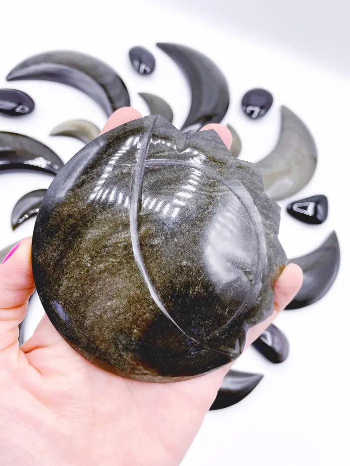 Gold Sheen Obsidian Eclipse - Baltic Mermaid