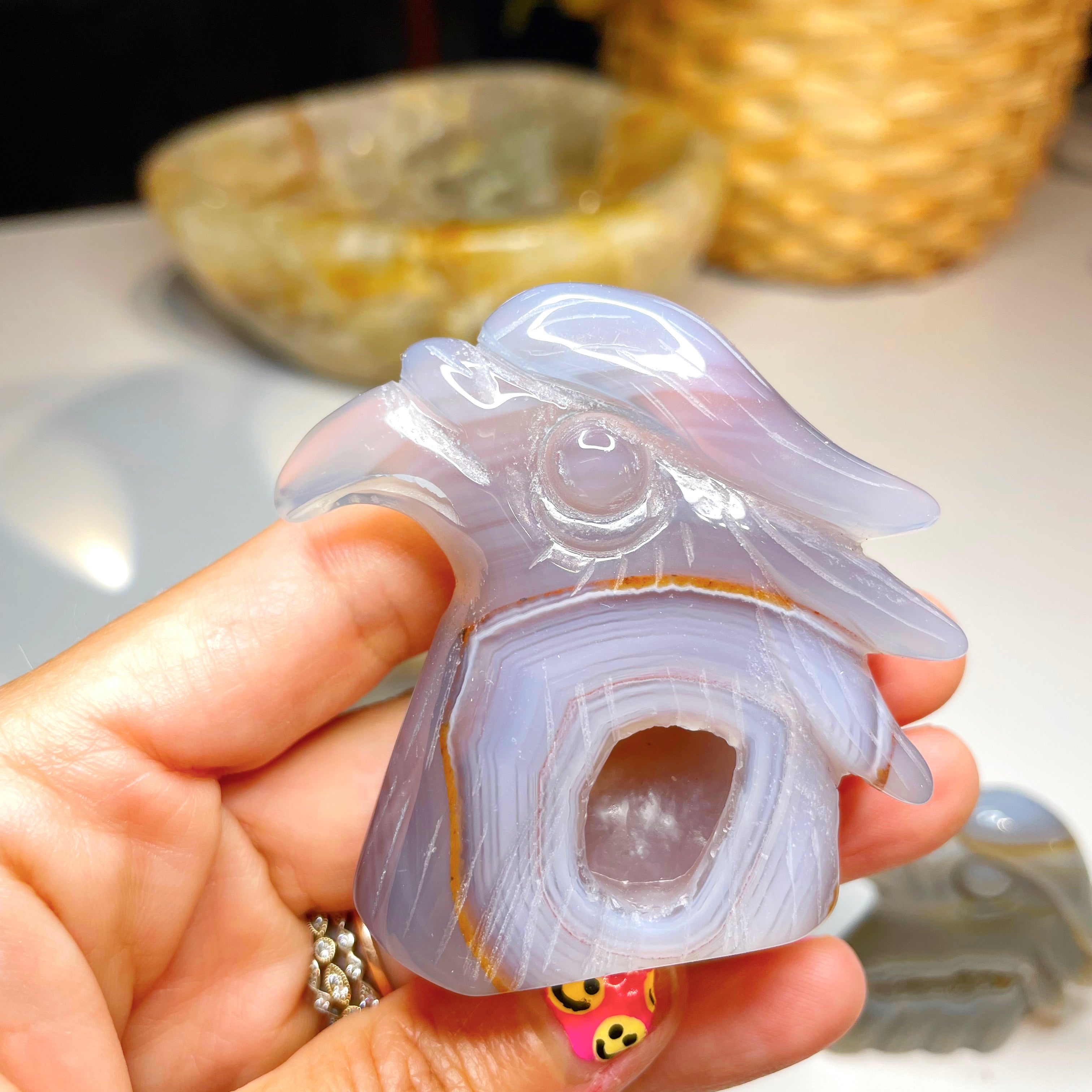 Druzy Agate Bird - Baltic Mermaid